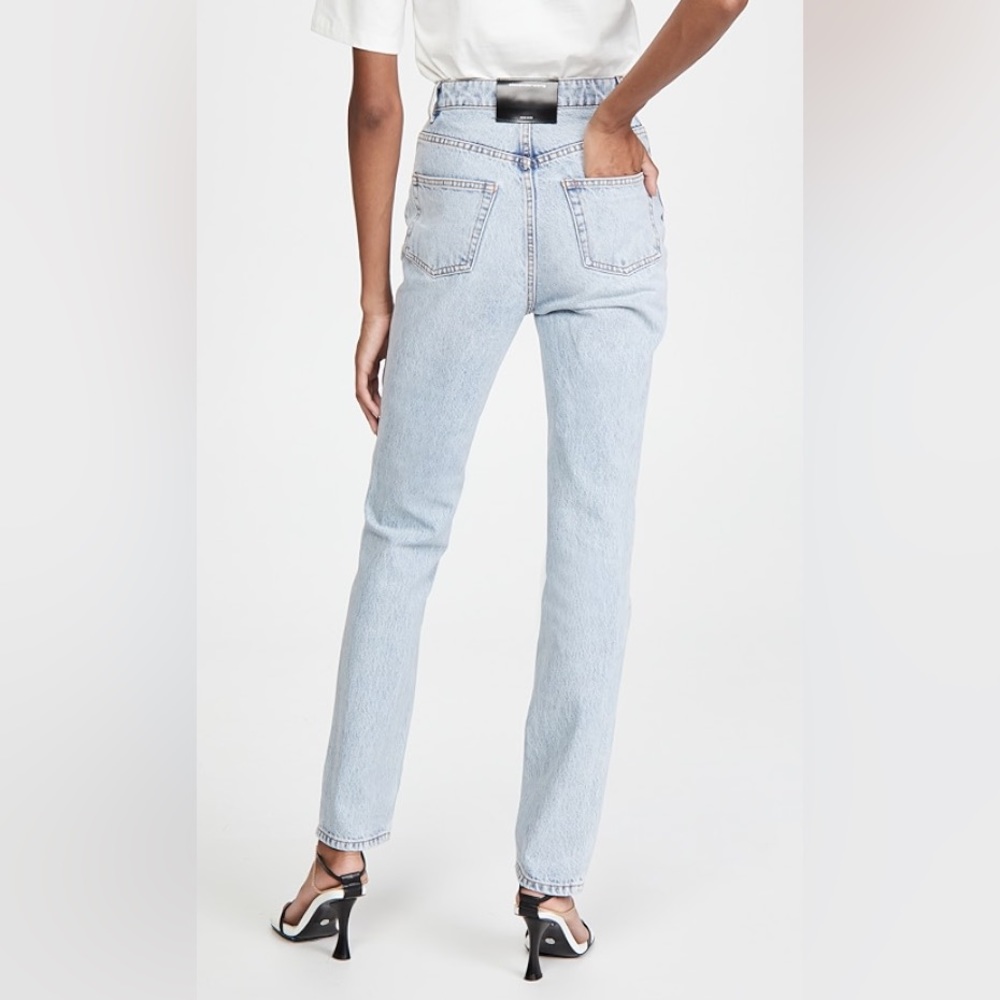 Alexander Wang Light Wash Straight-Leg Jeans